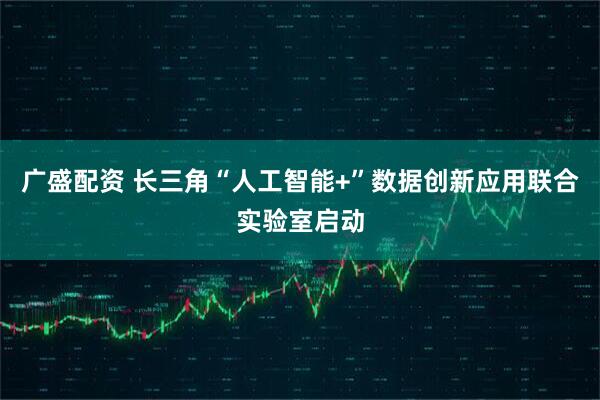 广盛配资 长三角“人工智能+”数据创新应用联合实验室启动