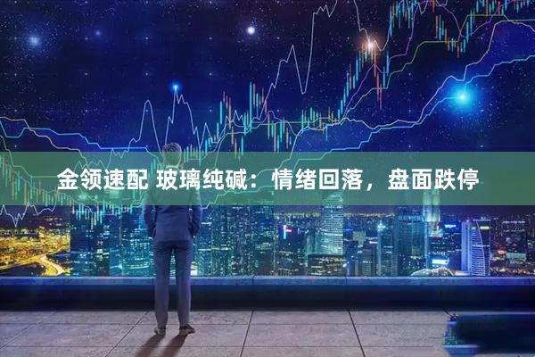 金领速配 玻璃纯碱：情绪回落，盘面跌停